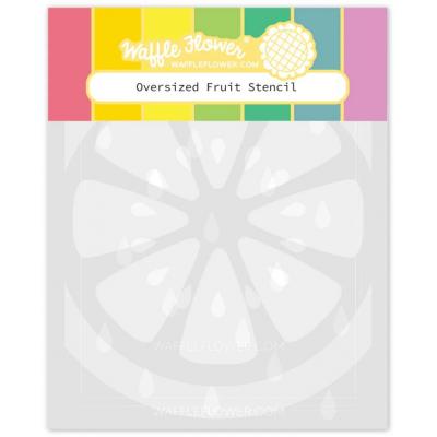 Waffle Flower Stencil - Oversized Fruit